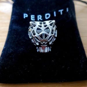 Perditi Silver Jaguar Ring